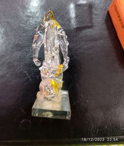 Crystal Ganesh Idol Double-sided