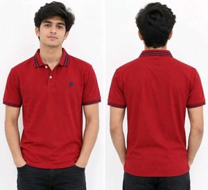 Men's Red Polo Shirt