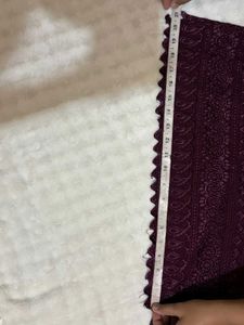 Beautiful Chikankari Violet Kurta