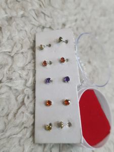 Like  Silver Studs Multi Use (Nose &amp; Ear ) Multico