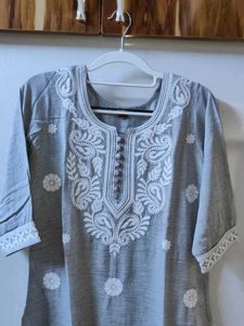 Chikankari Kurta with Dupatta