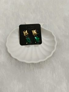 Emerald Drop Earrings