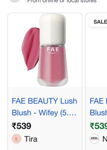 FAE beauty blush shade-wifey