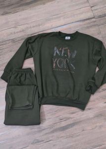 Olive Green Track Suit