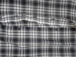 Classic Black &amp; White Plaid Shirt