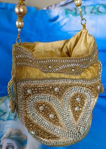 Rhinestone Potli Bag