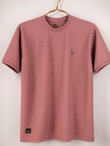 Textured Rose Pink T-Shirt