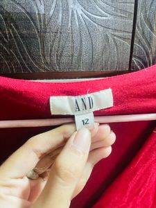 Chic Red Wrap Dress