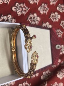 Minakari polki jadau openable kada
