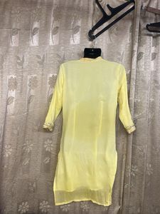 Yellow Floral Garara Kameez