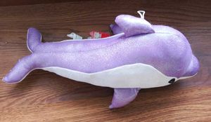 Sparkly Purple Dolphin Plush Toy