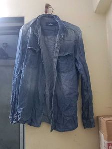 Men's Blue Denim Shirt