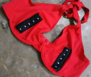 Vibrant Red Bra