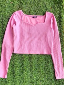 🌷Pink Thumb Hole Top🌷