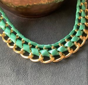 Brand New Ribbon and Metal neckpiece