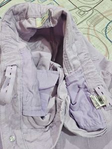 Lavender Wide Leg Pants &amp; Swirl Print Top Set