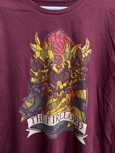 Maroon Graphic T-Shirt "The Firelord"