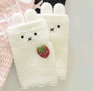 Cute Crochet Fingerless Gloves