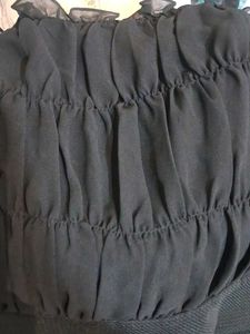 Elegant Black Embroidered Blouse