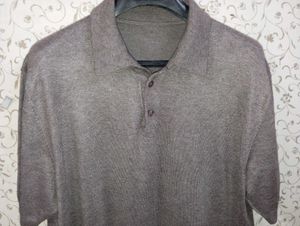 Polo Neck Knitted Tshirt