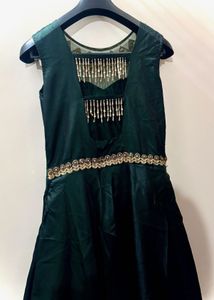 Elegant Emerald Green Embellished gown