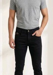 Men's Slim Fit Black Jeans