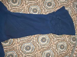 Elegant Navy Blue Maxi Dress