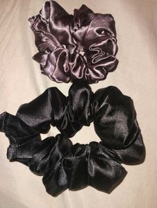 Satin Scrunchies Set