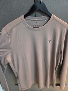 Men's Solid Slim fit Round Neck Gym T-shirt