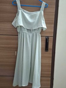 Midi-Sundress, gingham print