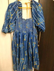 💙✨ Beautiful Blue Floral Dress Set ✨💙