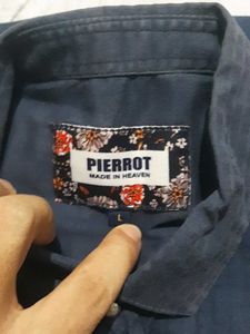 Men's Navy Blue Casual Shirt