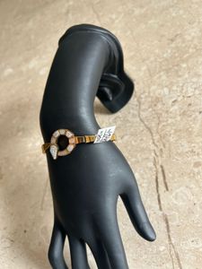 Elegant Gold-Tone Snake Bracelet