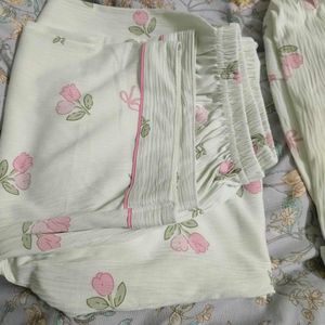 Cute Floral Pajama Set