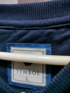 Navy Blue Crew Neck Sweatshirt