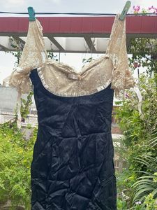 Elegant Black Lace Dress