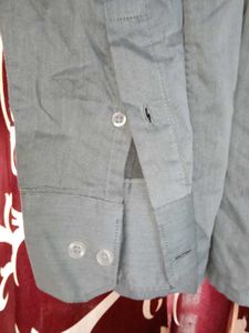 Men's Grey Long Sleeve Shirt