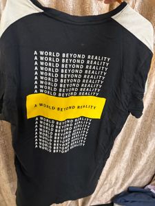 Stylish Black T-Shirt with Pocket Detail