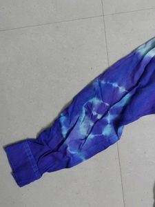 Handmade tie dye cotton shirt