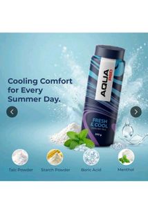 Aqua Red Cooling Talc Set of 2