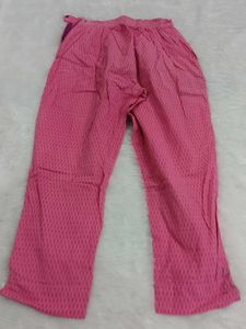 Pink Printed Kurta and Pants Set