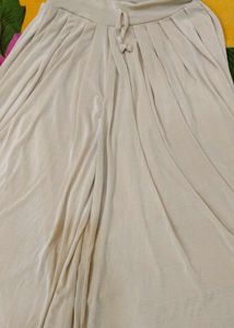 Comfortable Beige Palazzo Pants