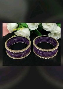 Exquisite Gold &amp; Crystal Bangle Set