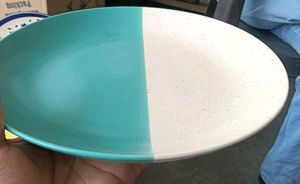 Stylish Two-Tone Serving Plate