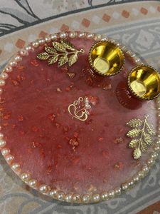 Decorative Pooja Thali - Festive Celebrations