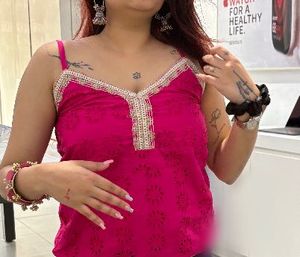 Beautiful Pink Embroidered Blouse