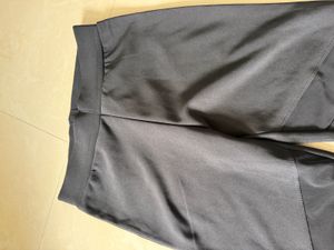 Stylish Black Mesh Detail Pants