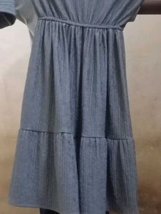 Pleated Midi Dress