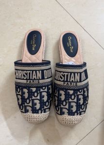 Dior Espadrille Mules size 38