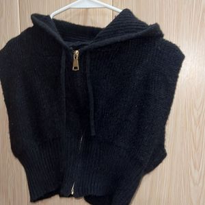 Hooded Knit Vest